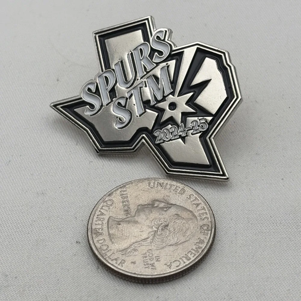 San Antonio Spurs STM Season Ticket Member 2024-2025 Basketball Lapel Hat Pin